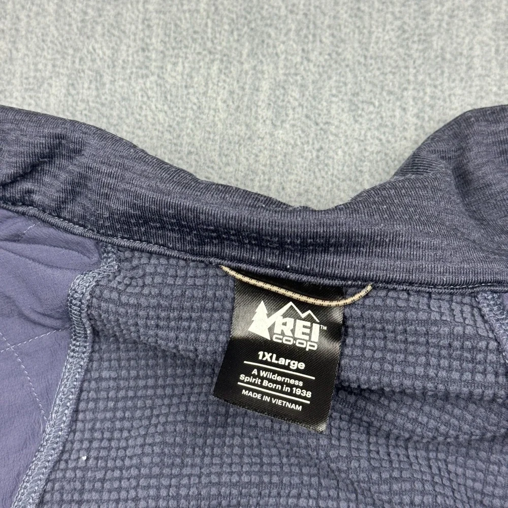 REI Jacket Mens 1X Large Purple Swiftland Insulated‎ Running Full Zip Outdoors